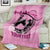 Personalized Kentucky Horse Racing Blanket Beauty and The Horse Pink Version LT01