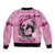 Personalized Kentucky Horse Racing Bomber Jacket Beauty and The Horse Pink Version LT01