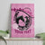 Personalized Kentucky Horse Racing Canvas Wall Art Beauty and The Horse Pink Version LT01