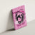 Personalized Kentucky Horse Racing Canvas Wall Art Beauty and The Horse Pink Version LT01
