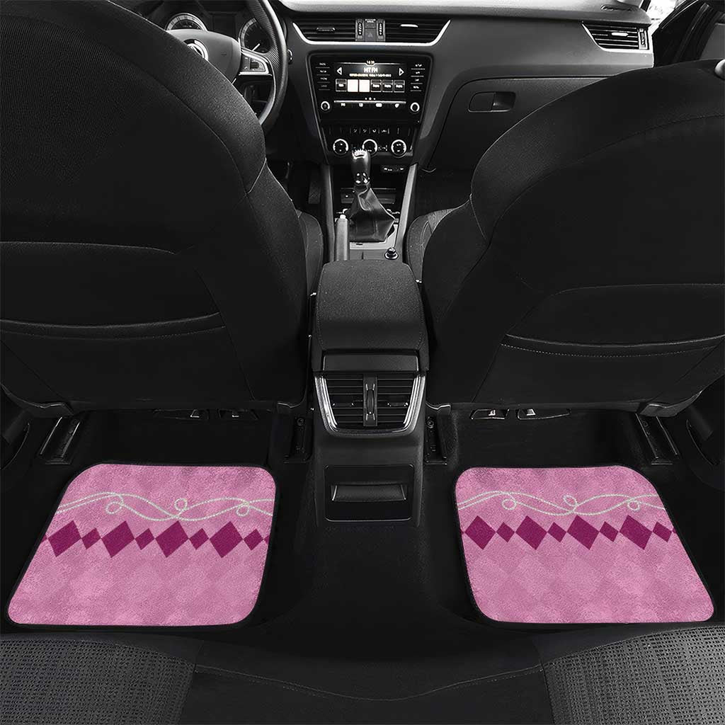 Personalized Kentucky Horse Racing Car Mats Beauty and The Horse Pink Version LT01