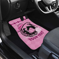 Personalized Kentucky Horse Racing Car Mats Beauty and The Horse Pink Version LT01