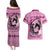 Personalized Kentucky Horse Racing Couples Matching Puletasi and Hawaiian Shirt Beauty and The Horse Pink Version LT01