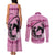 Personalized Kentucky Horse Racing Couples Matching Tank Maxi Dress and Long Sleeve Button Shirt Beauty and The Horse Pink Version LT01
