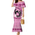 Personalized Kentucky Horse Racing Family Matching Mermaid Dress and Hawaiian Shirt Beauty and The Horse Pink Version LT01