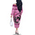 Personalized Kentucky Horse Racing Family Matching Off The Shoulder Long Sleeve Dress and Hawaiian Shirt Beauty and The Horse Pink Version LT01