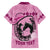 Personalized Kentucky Horse Racing Family Matching Short Sleeve Bodycon Dress and Hawaiian Shirt Beauty and The Horse Pink Version LT01
