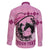 Personalized Kentucky Horse Racing Family Matching Short Sleeve Bodycon Dress and Hawaiian Shirt Beauty and The Horse Pink Version LT01