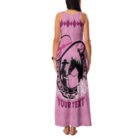 Personalized Kentucky Horse Racing Family Matching Tank Maxi Dress and Hawaiian Shirt Beauty and The Horse Pink Version LT01