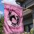 Personalized Kentucky Horse Racing Garden Flag Beauty and The Horse Pink Version LT01