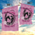 Personalized Kentucky Horse Racing Garden Flag Beauty and The Horse Pink Version LT01