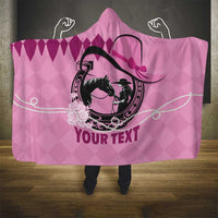 Personalized Kentucky Horse Racing Hooded Blanket Beauty and The Horse Pink Version LT01