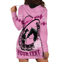 Personalized Kentucky Horse Racing Hoodie Dress Beauty and The Horse Pink Version LT01