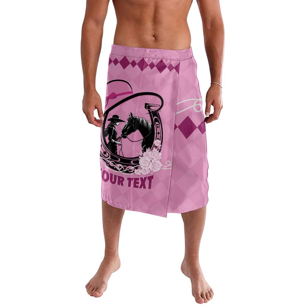 Personalized Kentucky Horse Racing Lavalava Beauty and The Horse Pink Version LT01