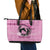 Personalized Kentucky Horse Racing 2024 Leather Tote Bag Beauty and The Horse Pink Version
