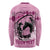Personalized Kentucky Horse Racing Long Sleeve Shirt Beauty and The Horse Pink Version LT01