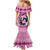 Personalized Kentucky Horse Racing Mermaid Dress Beauty and The Horse Pink Version LT01