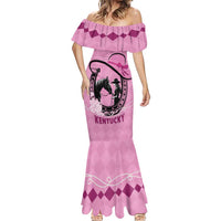 Personalized Kentucky Horse Racing Mermaid Dress Beauty and The Horse Pink Version LT01