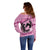 Personalized Kentucky Horse Racing Off Shoulder Sweater Beauty and The Horse Pink Version LT01