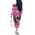 Personalized Kentucky Horse Racing Off The Shoulder Long Sleeve Dress Beauty and The Horse Pink Version LT01