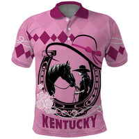 Personalized Kentucky Horse Racing Polo Shirt Beauty and The Horse Pink Version LT01