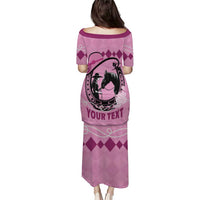 Personalized Kentucky Horse Racing Puletasi Beauty and The Horse Pink Version LT01
