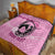Personalized Kentucky Horse Racing Quilt Beauty and The Horse Pink Version LT01