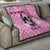 Personalized Kentucky Horse Racing Quilt Beauty and The Horse Pink Version LT01