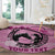 Personalized Kentucky Horse Racing Round Carpet Beauty and The Horse Pink Version LT01