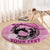 Personalized Kentucky Horse Racing Round Carpet Beauty and The Horse Pink Version LT01