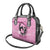 Personalized Kentucky Horse Racing Shoulder Handbag Beauty and The Horse Pink Version LT01