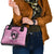 Personalized Kentucky Horse Racing Shoulder Handbag Beauty and The Horse Pink Version LT01