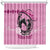 Personalized Kentucky Horse Racing 2024 Shower Curtain Beauty and The Horse Pink Version