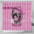 Personalized Kentucky Horse Racing Shower Curtain Beauty and The Horse Pink Version LT01