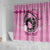 Personalized Kentucky Horse Racing Shower Curtain Beauty and The Horse Pink Version LT01