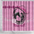 Personalized Kentucky Horse Racing Shower Curtain Beauty and The Horse Pink Version LT01