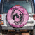 Personalized Kentucky Horse Racing 2024 Spare Tire Cover Beauty and The Horse Pink Version