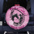 Personalized Kentucky Horse Racing Spare Tire Cover Beauty and The Horse Pink Version LT01