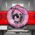 Personalized Kentucky Horse Racing Spare Tire Cover Beauty and The Horse Pink Version LT01