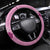Kentucky Horse Racing Steering Wheel Cover Beauty and The Horse Pink Version LT01