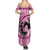 Personalized Kentucky Horse Racing Summer Maxi Dress Beauty and The Horse Pink Version LT01