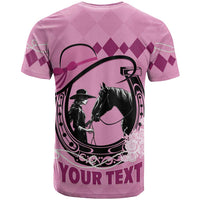 Personalized Kentucky Horse Racing T Shirt Beauty and The Horse Pink Version LT01