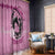 Personalized Kentucky Horse Racing Window Curtain Beauty and The Horse Pink Version LT01