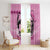 Personalized Kentucky Horse Racing Window Curtain Beauty and The Horse Pink Version LT01