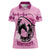 Personalized Kentucky Horse Racing Women Polo Shirt Beauty and The Horse Pink Version LT01