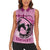 Personalized Kentucky Horse Racing Women Sleeveless Polo Shirt Beauty and The Horse Pink Version LT01