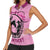 Personalized Kentucky Horse Racing Women Sleeveless Polo Shirt Beauty and The Horse Pink Version LT01