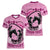 Personalized Kentucky Horse Racing Women V-Neck T-Shirt Beauty and The Horse Pink Version LT01