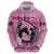 Personalized Kentucky Horse Racing Zip Hoodie Beauty and The Horse Pink Version LT01
