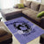 Personalized Kentucky Horse Racing Area Rug Beauty and The Horse Purple Version LT01